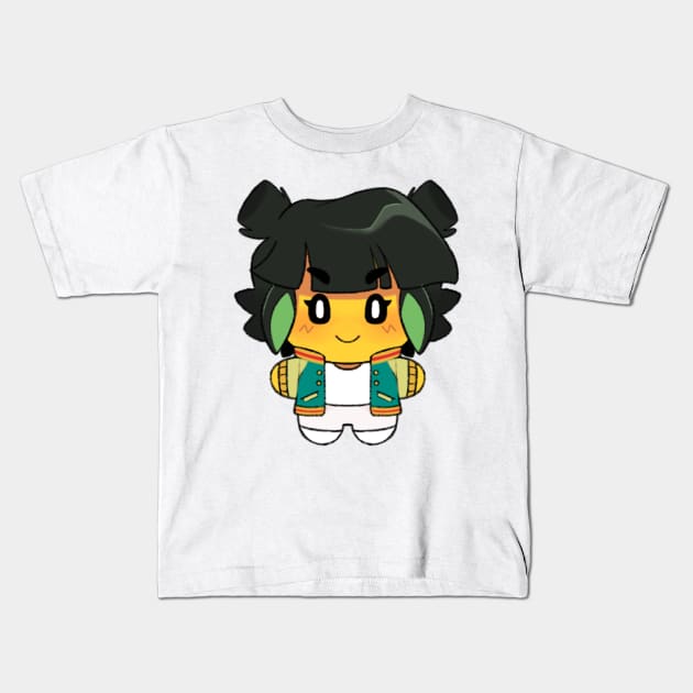 Tiny Mei Kids T-Shirt by SheWolfCentral